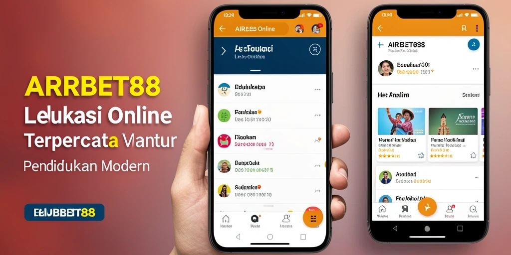 Antarmuka AIRBET88 yang menarik dan mudah digunakan untuk Les Online.