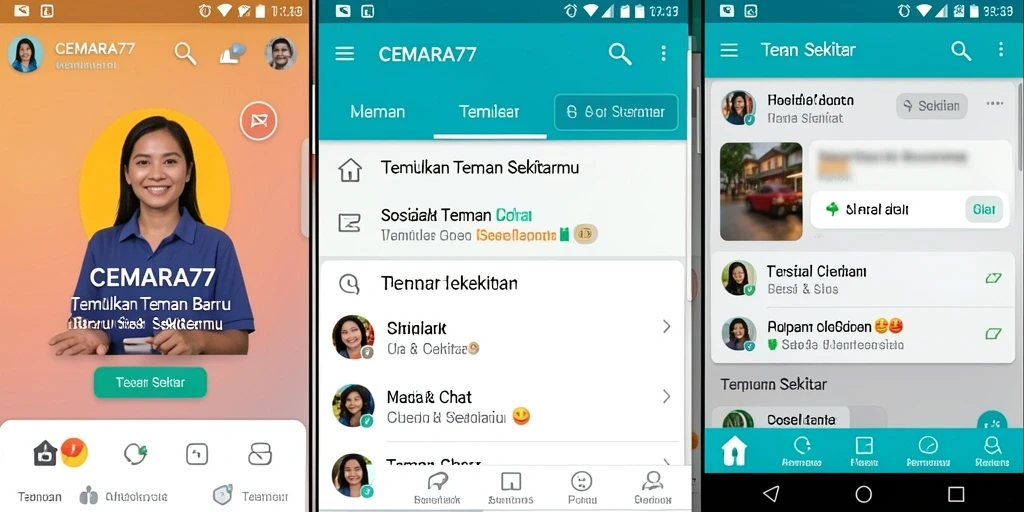 Tampilan antarmuka CEMARA77 yang sederhana dan intuitif.