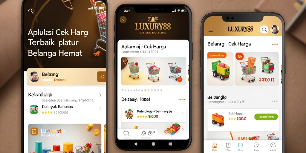 Tampilan antarmuka LUXURY88 untuk cek harga produk secara efisien.
