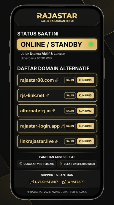 Halaman Link Alternatif rajastar untuk Akses Mudah