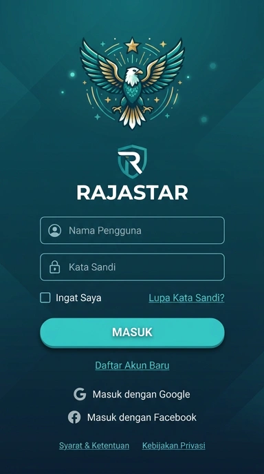 Masuk Akun Rajastar untuk Pengguna Android